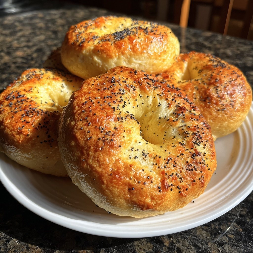 Soft Yogurt Bagels Without Yeast
