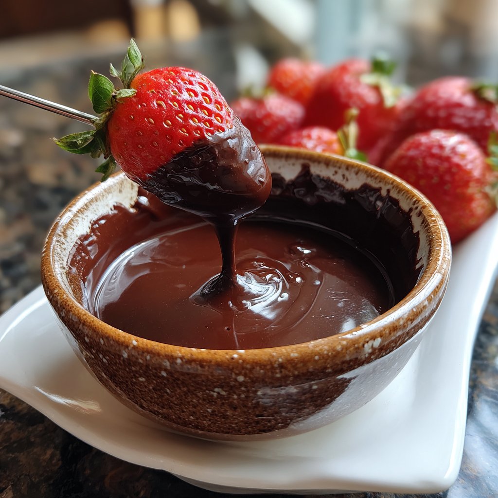 Chocolate Fondue Recipe Easy