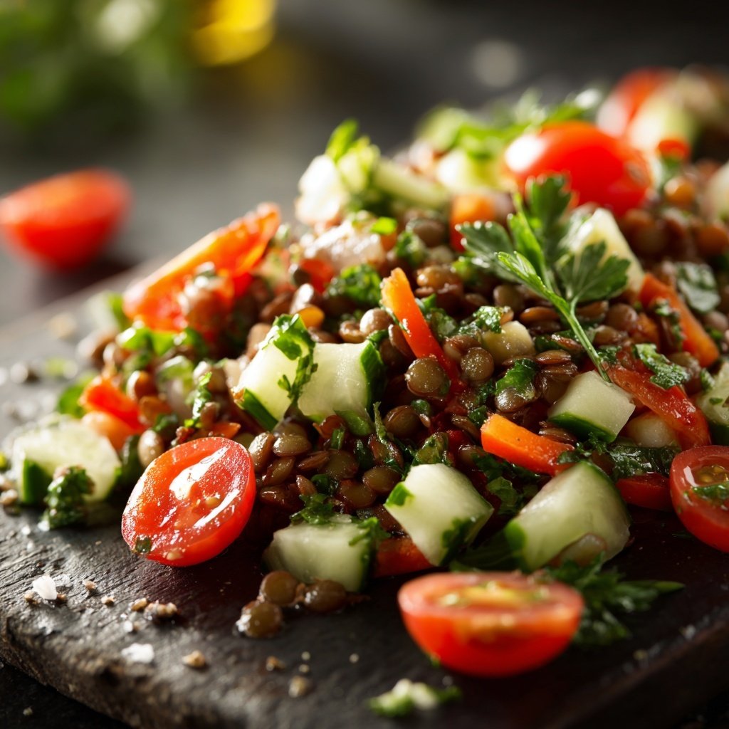 Mediterranean Lentil Salad