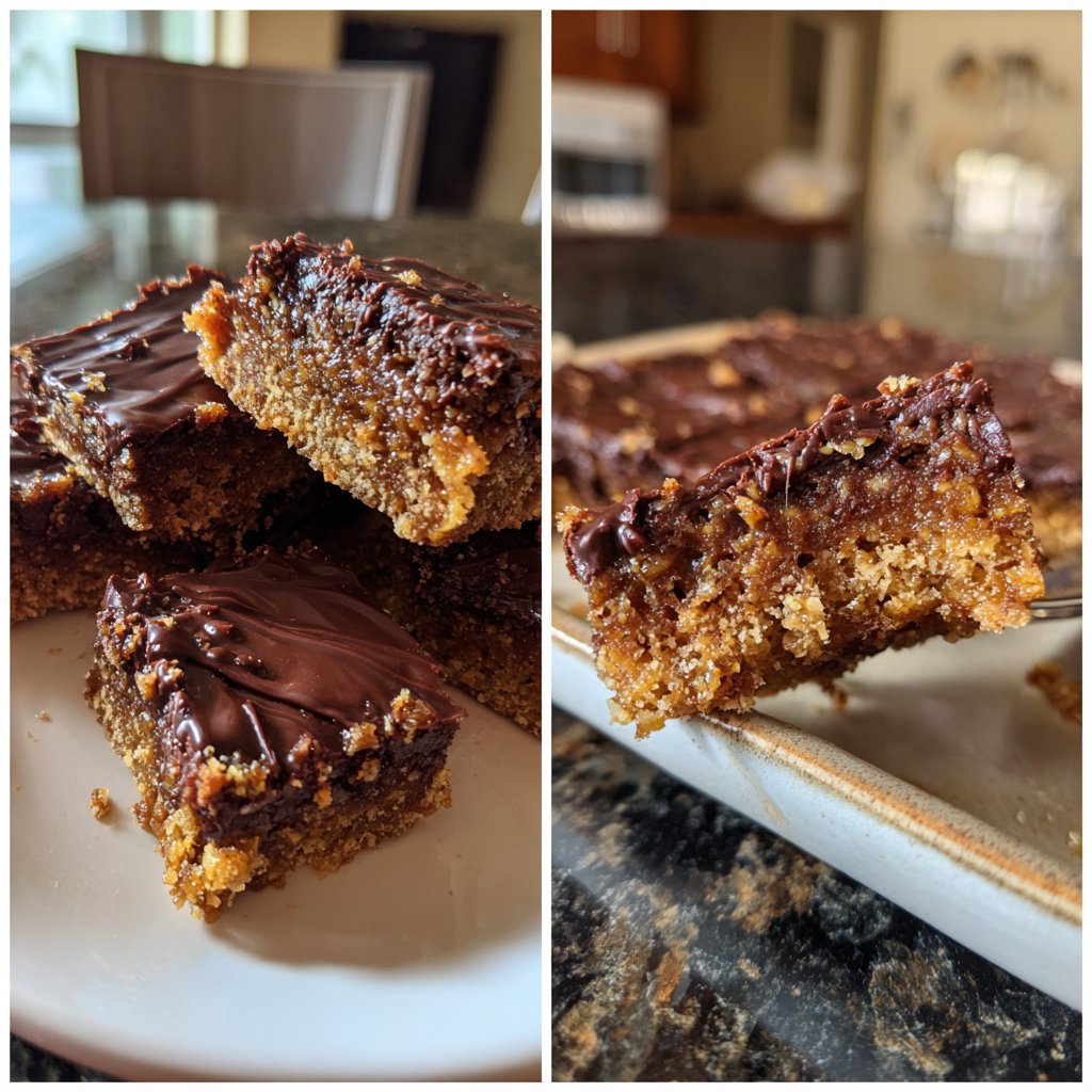 Chocolate Tahini Date Squares