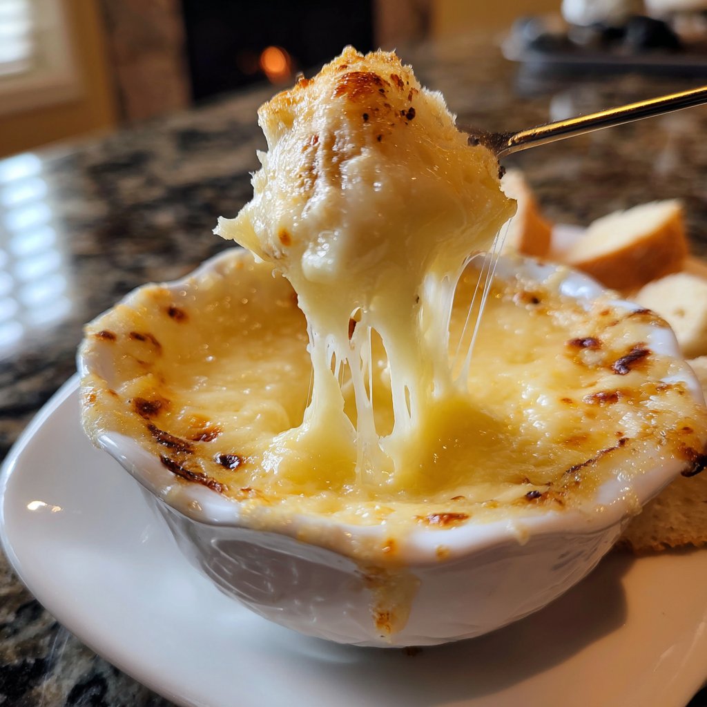 Fondue with Gruyere and Emmental