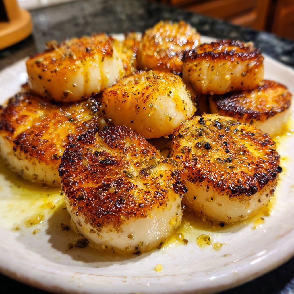 Butter Seared Scallops