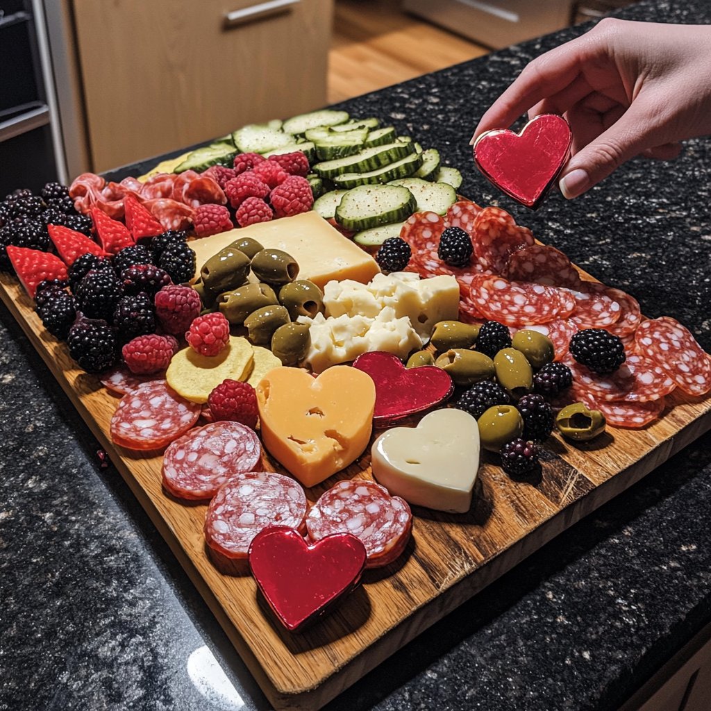Valentines Day Charcuterie Board
