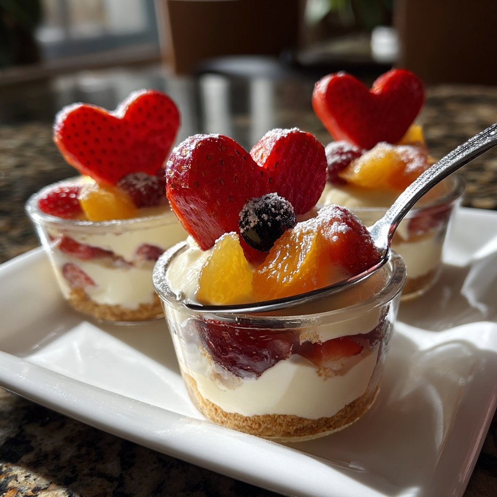 Valentines Snacks Mini Dessert Cups