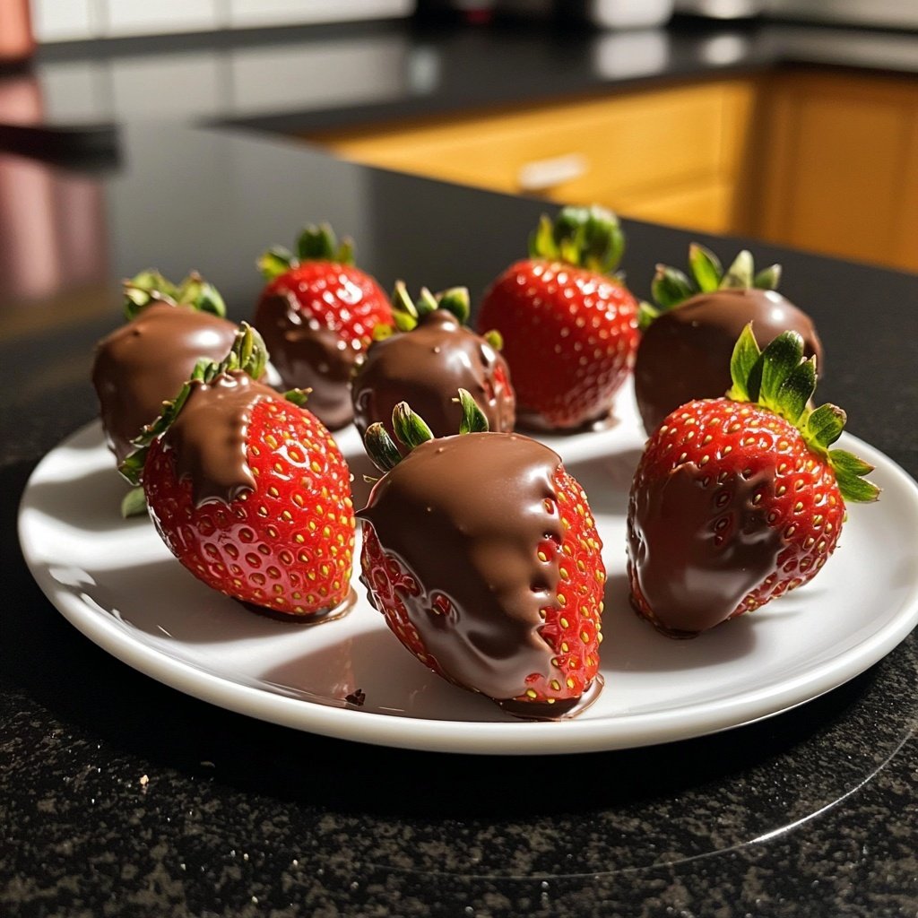 Chocolate Strawberries for Valentines