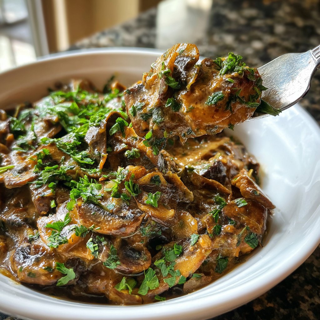 Sunday Mushroom Stroganoff