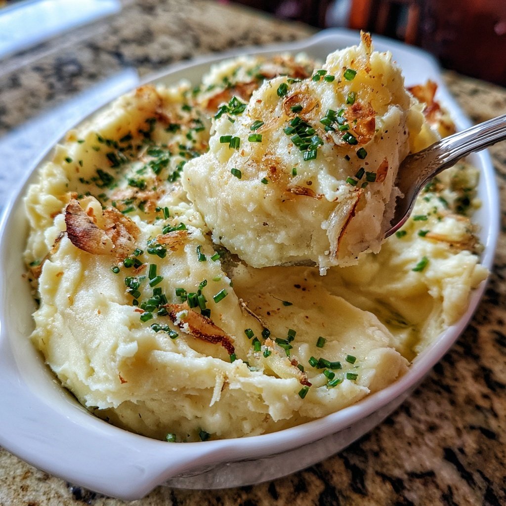 Sunday Roasted Garlic Mashed Potatoes