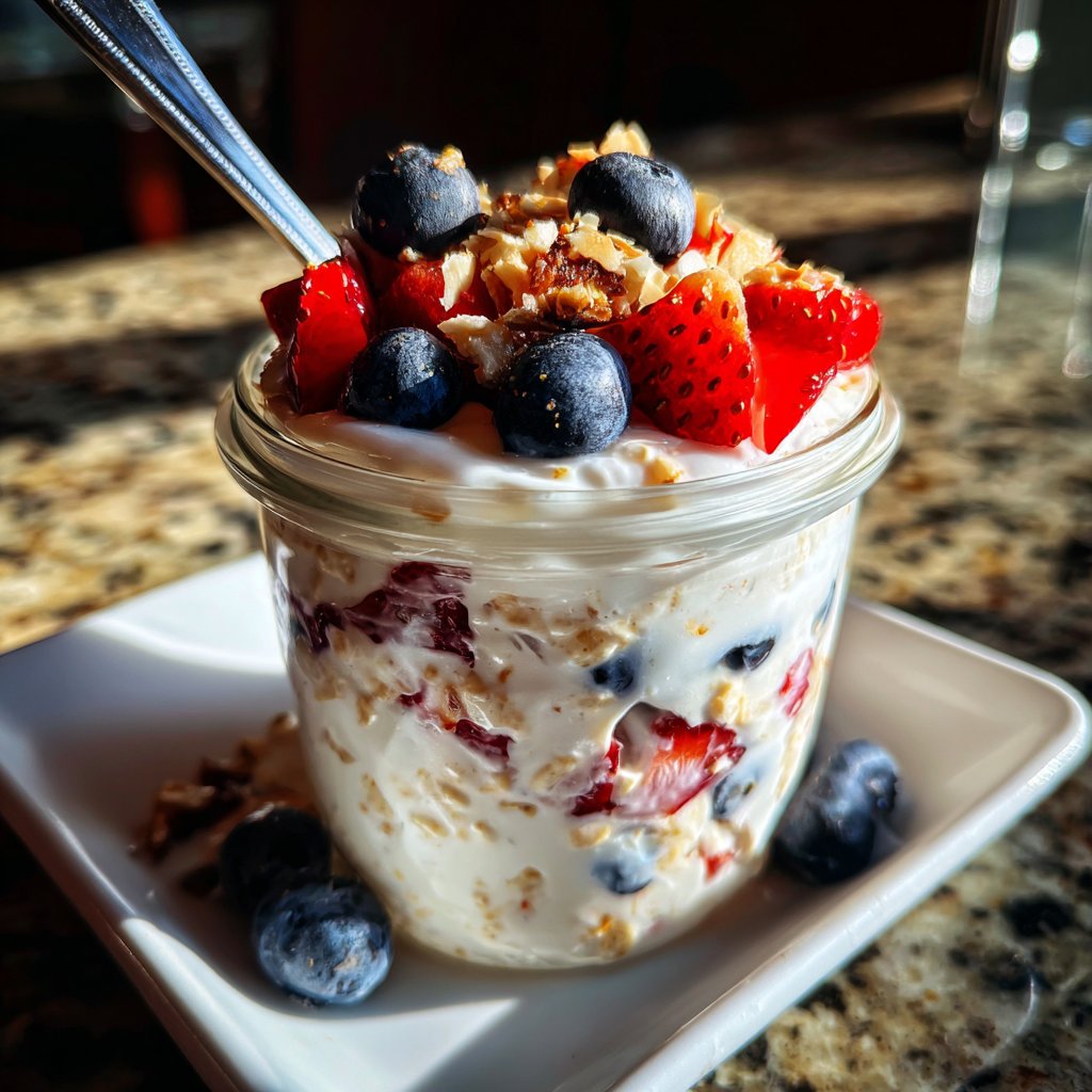 Vanilla Berry Overnight Oats