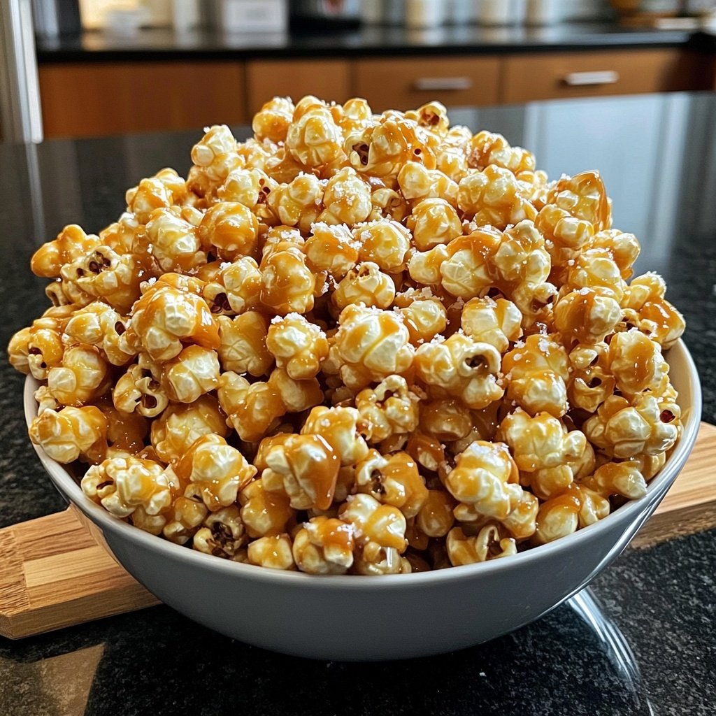 Quick Caramel Corn