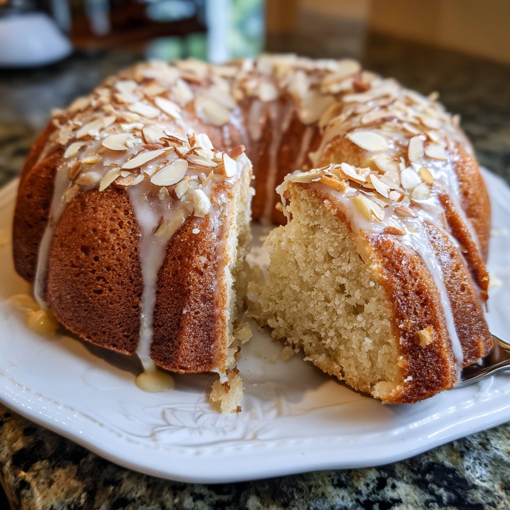 Vanilla Almond Yogurt Cake