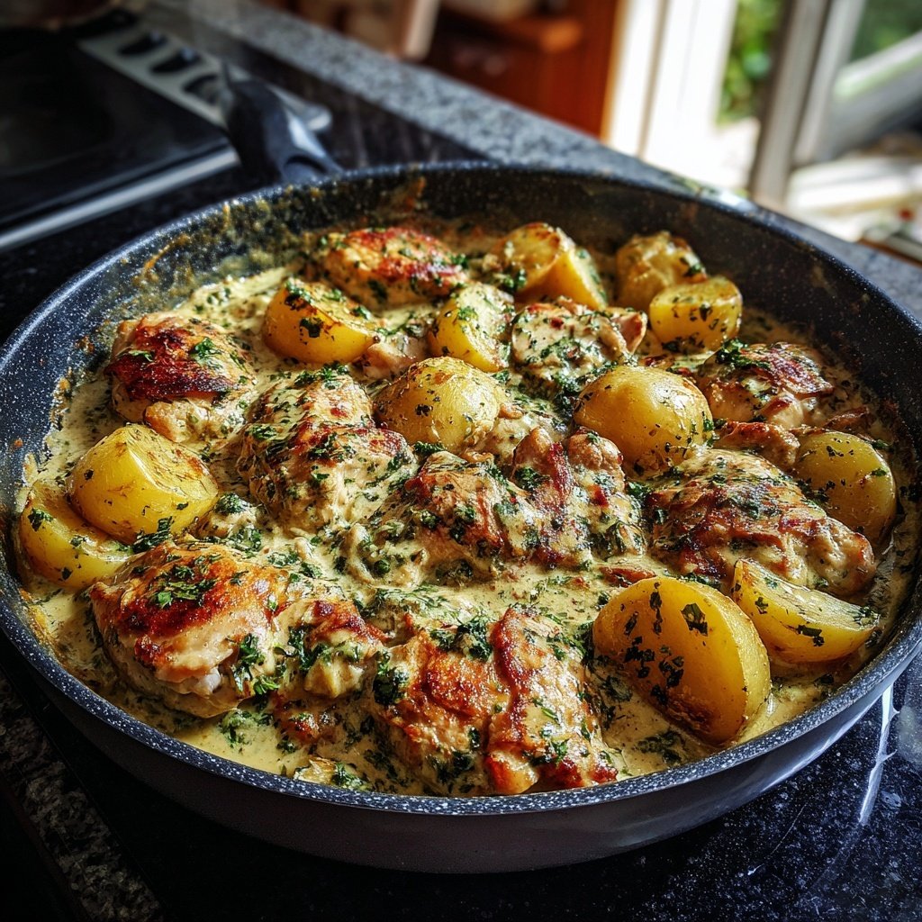 Creamy Herb Chicken And Potatoes