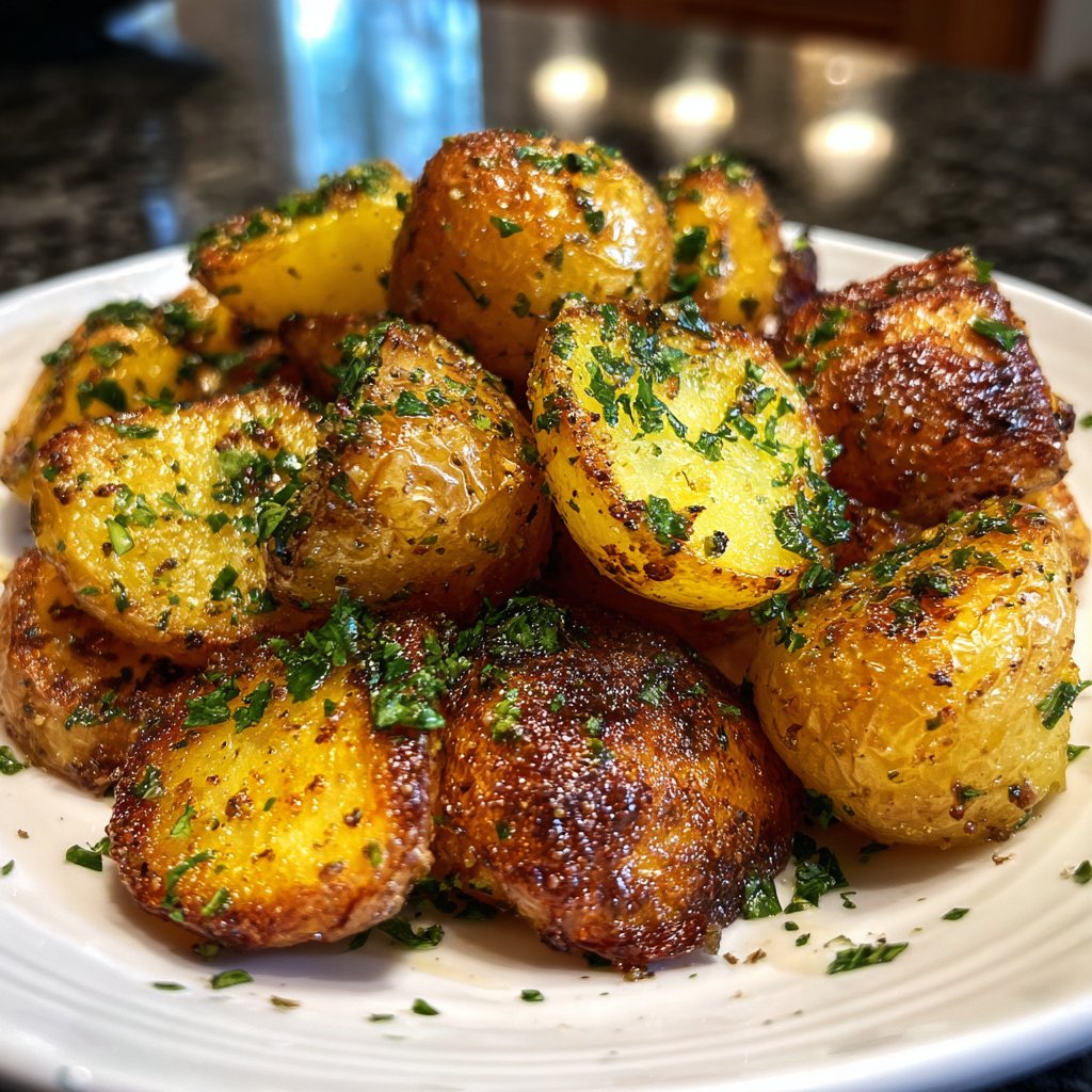 Roasted Baby Potatoes with Truffle Oil