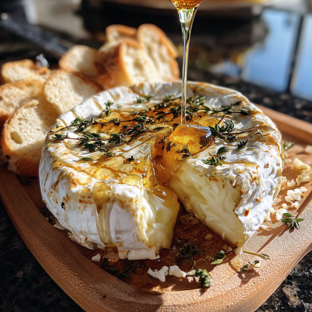 Camembert with Honey and Thyme