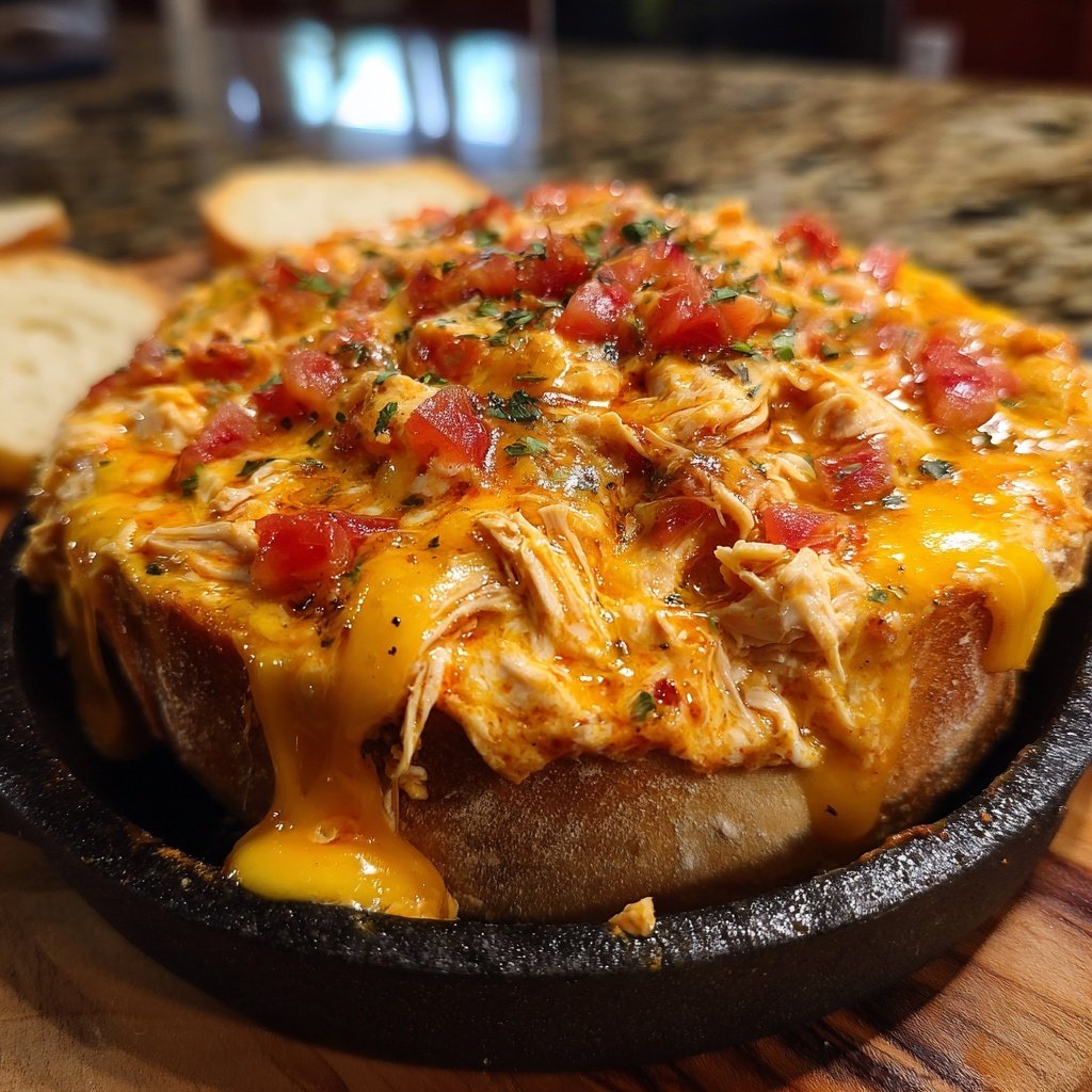 Dump-and-Go Crockpot Chicken Queso Dip