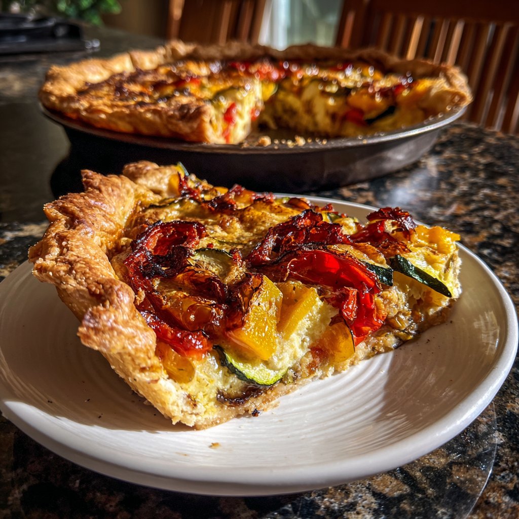 Romantic Roasted Vegetable Tart